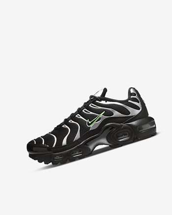 Nike Air Max Plus Negros Verdes Metal Plateados Negros | MX 2519